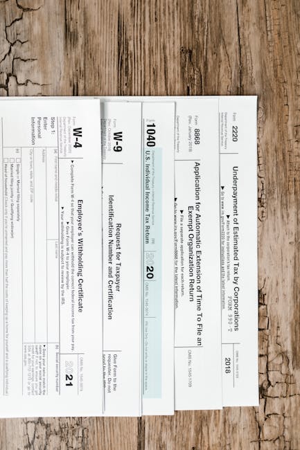 Tax and financial compliance forms